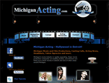 Tablet Screenshot of michiganacting.com